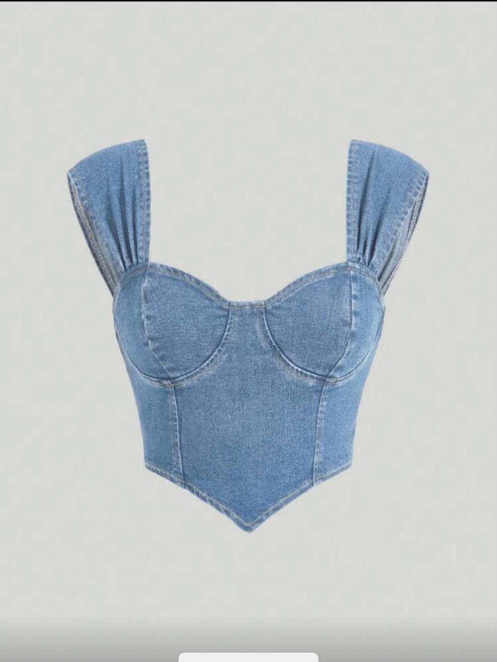 Denim top
